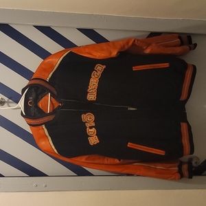 Ecko Unlimited  jacket wool and genuine leather sleeves